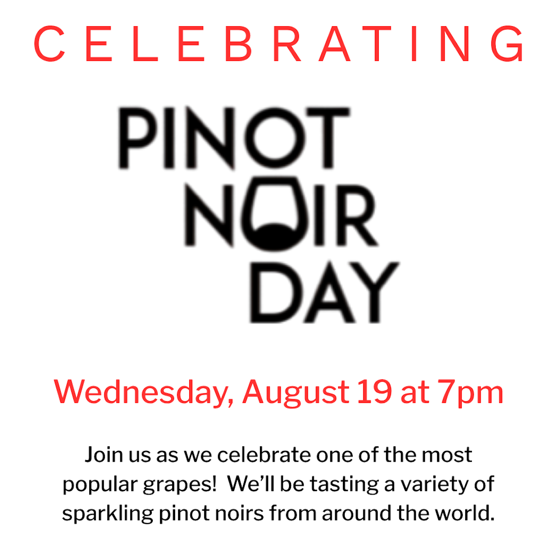 Pinot Noir Tasting Experience