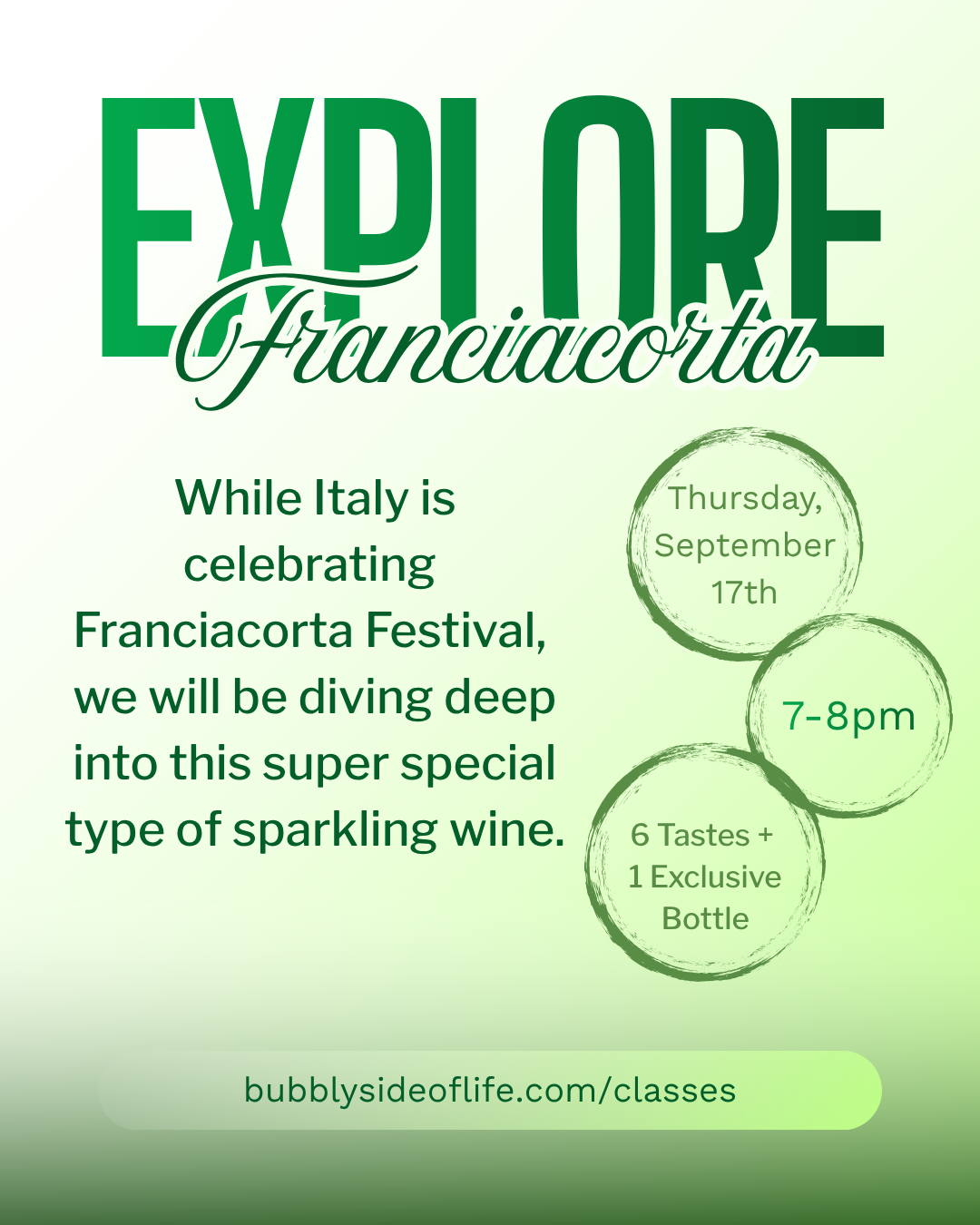 Franciacorta Tasting Experience